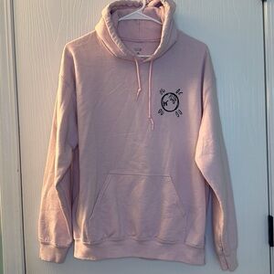 TDE Isaiah Rashad 2021 Lil Sunny’s Awesome Vacation tour pink hoodie‎ medium
